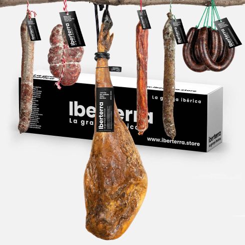 Lote de jamón de bellota 100% ibérico