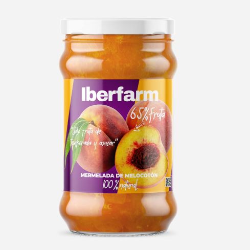 Mermelada de melocotón 100% natural