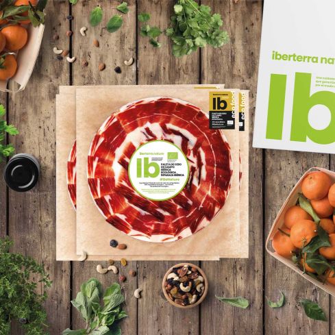 Paleta de campo ibérica ecológica Iberterra Nature a cuchillo