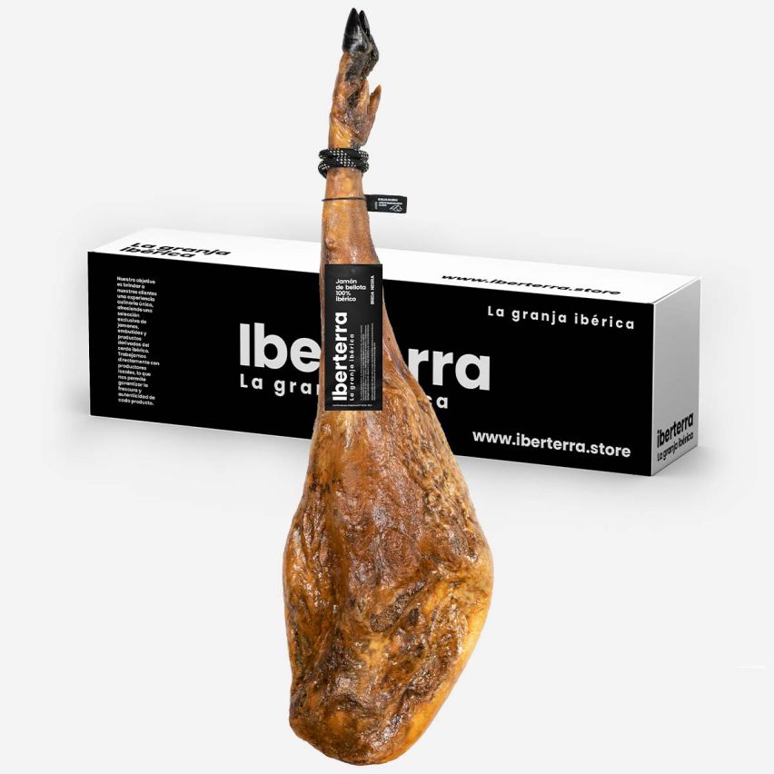 Jamón de bellota 100% ibérico Iberterra de 7 kg loncheado a cuchillo