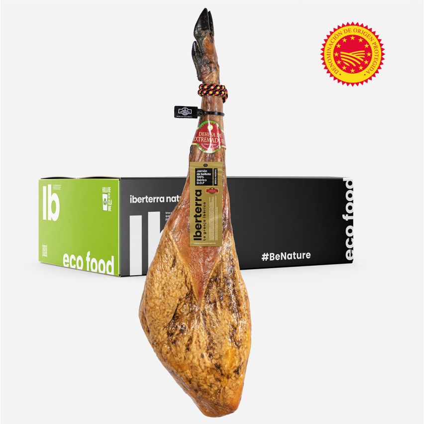Jamón de bellota 100% ibérico D.O.P Dehesa de Extremadura de 9 a 10 kg