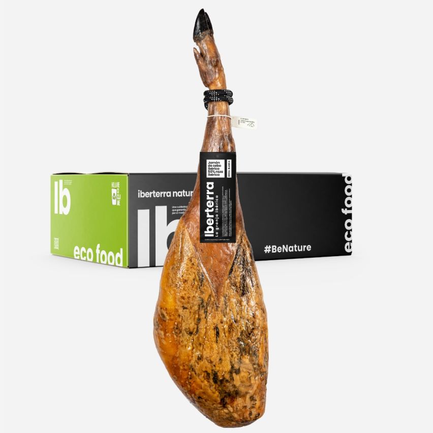 Jamón de cebo ibérico 50% raza Iberterra 